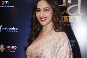 Madhuri Dixit's embroidered saree is a wardrobe must-have; buy here