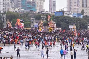 Hyderabad administration starts cleaning lakes post Ganpati immersion