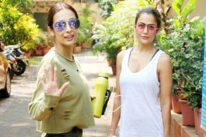 Malaika and Amrita Arora give us fitness goals in their gym gear