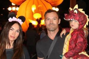 Megan Fox is celebrating Halloween with family at Disneyland