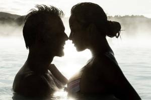 Milind Soman-Ankita Konwar are living it up in Iceland's blue lagoon
