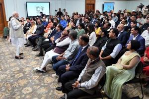 Narendra Modi meets Bollywood stars