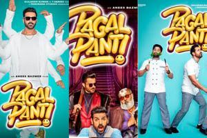 John Abraham shares three posters of his upcoming comedy, Pagalpanti
