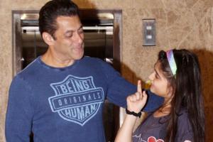Salman Khan obliges a young fan with a selfie; her happiness is evident