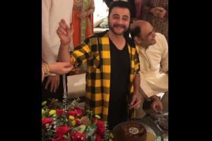 Sanjay Kapoor is a happy man as he celebrates his birthday with family