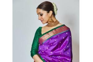 Shraddha Kapoor wears one of her mom's saree for Diwali this year