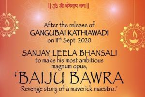 Sanjay Leela Bhansali announces his next film, Baiju Bawra