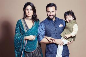 Saif, Kareena and Taimur pose for a perfect Diwali picture