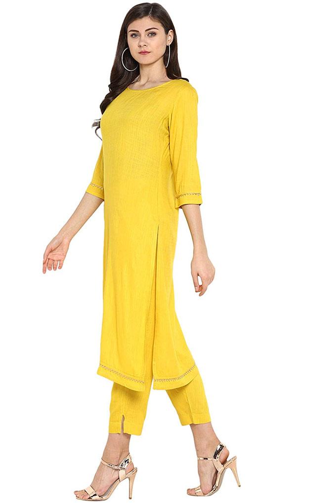 yellow-kurta