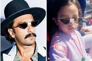 LOL! Dhoni's daughter Ziva and Ranveer Singh have similar sunglasses