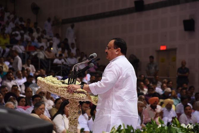 BJP working president Jagat Prakash Nadda also remembered Jaitley as an 