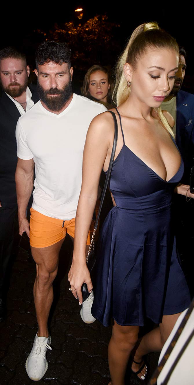 Danbilzerian Sex Hd - Billionaire Dan Bilzerian, Kim Sharma spotted at a party in Mumbai