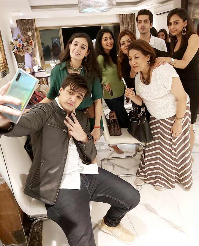 Earlier this month, Yeh Rishta Kya Kehlata Hai fans took to social media to vent their anger about the sudden change in the track on the show. All hell broke loose when Kartik (Mohsin Khan) referred to Naira (Shivangi Joshi) as his ex-wife.
In picture: Mohsin Khan taking a selfie at the bash.