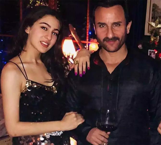 Saif Ali Khan and Sara Ali Khan: Though Saif Ai Khan and Amrita Singh parted ways, the former shares a warm and friendly bond with his kids - Sara Ali Khan and Ibrahim Ali Khan. Sara and Saif's friendly relationship was visible as the father-daughter duo appeared on the popular talk show - Koffee With Karan (Season 6). On Father's Day, Sara shared an emotional post that read: Thank you for always being here for me, for being my partner on nerdy holidays, for teaching me how to read, for showing me my first rain and snow, for teaching me how to eat spaghetti and all the while remaining patient, loving and compassionate! #likefatherlikedaughter #daddysgirl #mymainman #handsomestman #partnerincrime [sic]