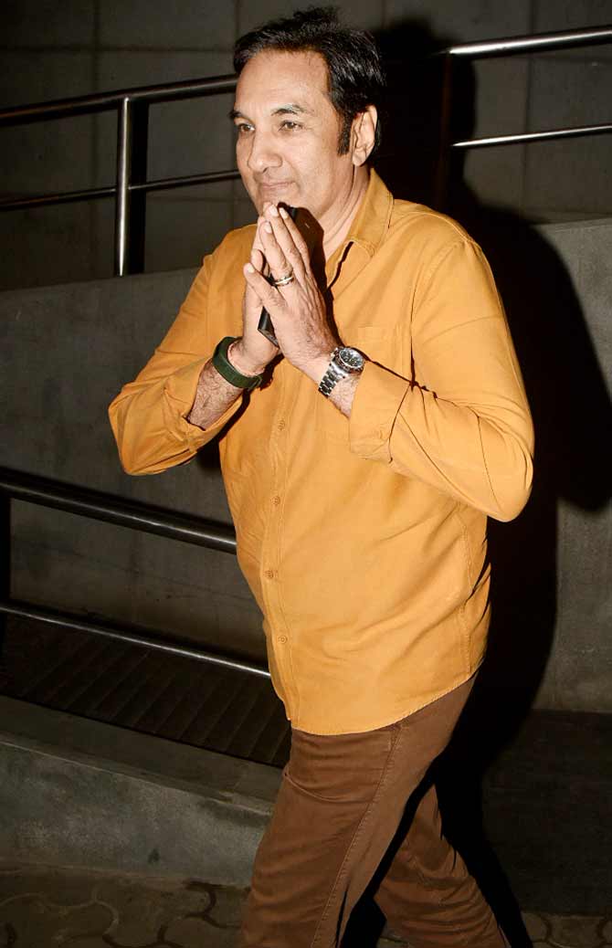 Ranveer Singh's father Jagjit Singh Bhavnani also attended the special screening of Karan Deol's film at the popular multiplex in Juhu.