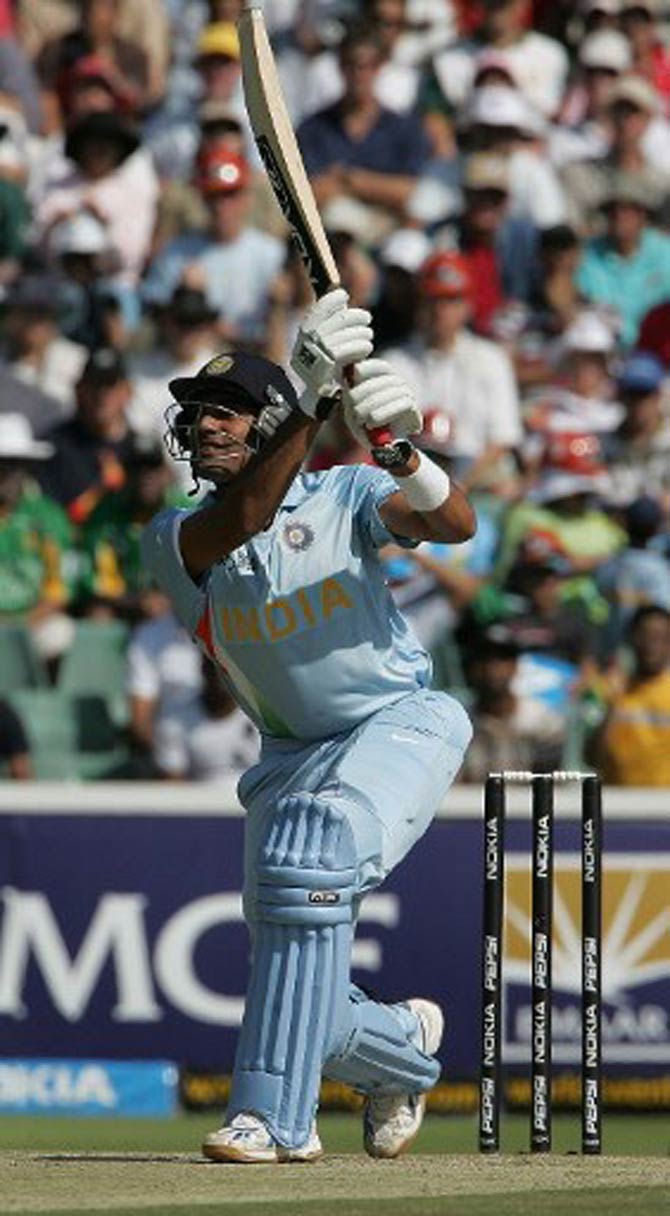 Robin Uthappa, who entered at number 3 when India was batting, scored 8 runs in 11 balls with just one boundary.