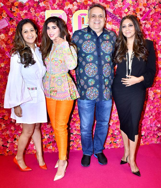 The celebration was in tune with the beauty brand completing one year. Guests who attended the bash were fashion designer Sandeep Khosla, Gauri Khan, Saudamini Mattu and others