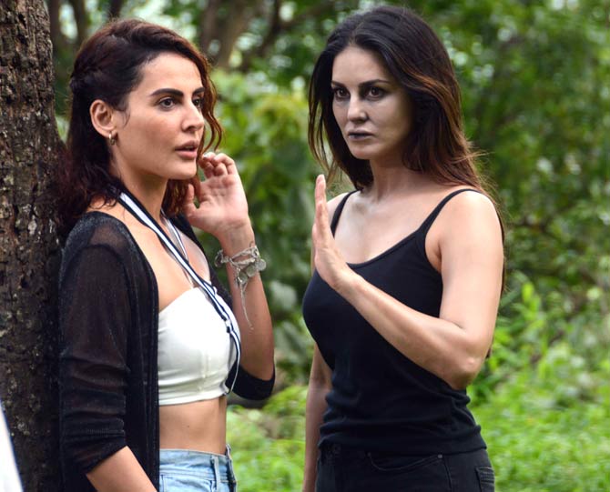 Kokokola, which also features Mandana Karimi, required Leone to pick up Bhojpuri language. Always game for a new challenge, the actor says, 
