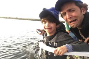 Hrithik Roshan takes his sons 'crocodile hunting' in South Africa