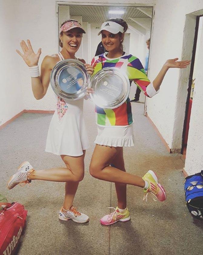 Martina Hingis and Sania Mirza have great chemistry off the court as well.