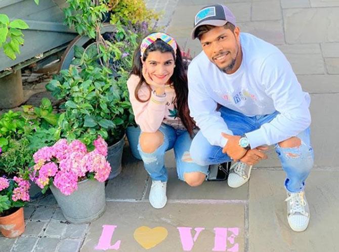 Umesh Yadav: The pacer from Uttar Pradesh has played 41 Tests and has taken 119 wickets at an average of 33.47. Yadav's best bowling figures are 6/88.
In picture: Umesh Yadav with wife Tanya Wadhwa