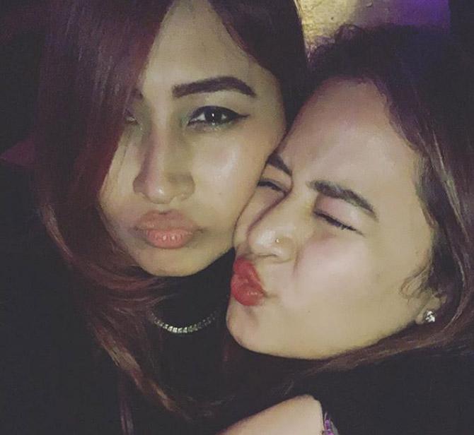 Jwala Gutta shared this photo along with her sister Insi and captioned it '@iinnssii kal birthday hai ji tumharaaaa'