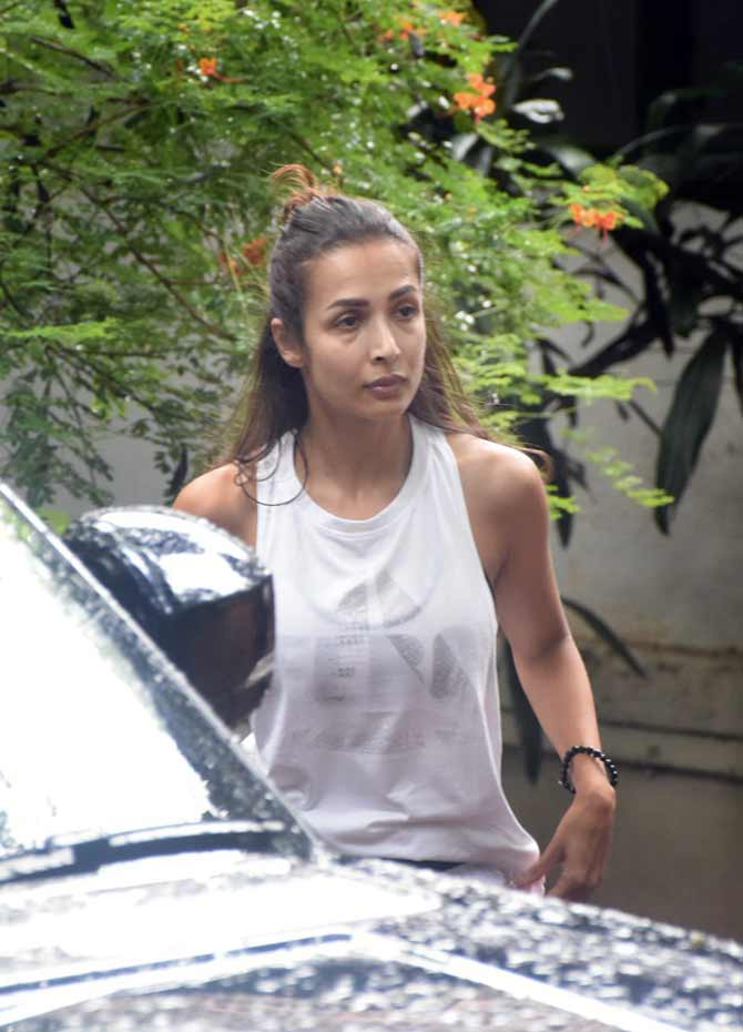 Malaika Sherawat opted for an all-white gym gear during her workout session. On the personal front, Malaika Arora tied the knot with Arbaaz Khan in 1998. The duo shocked everyone when they announced the news of their separation in 2016.