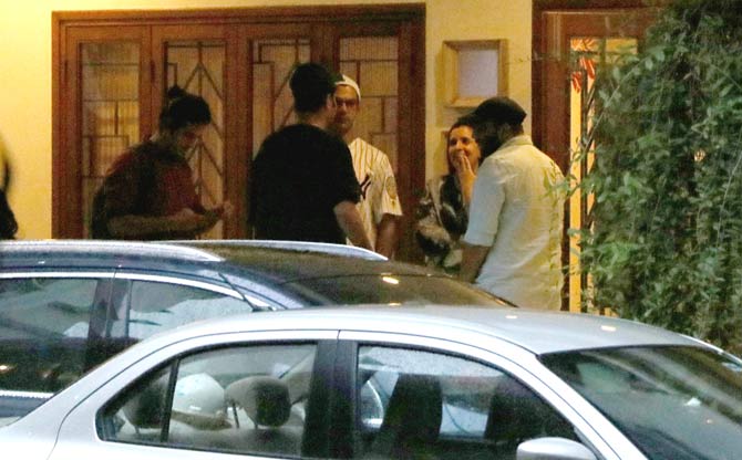 Janhvi Kapoor and Rajkummar Rao are busy shooting for Roohi Afza. As a part of their prep, the duo visited the film's producer Dinesh Vijan's office in Khar, Mumbai. The Hardik Mehta-directed film marks maiden collaboration between Rajkummar and Janhvi. All Pictures/Yogen Shah