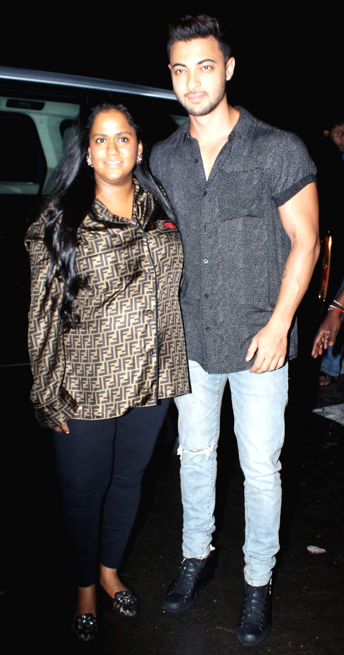 Arpita Khan Sharma and husband-actor Aayush Sharma too were part of Raj Kundra's birthday celebration.