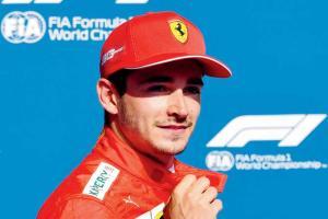 Belgian GP: Charles Leclerc on pole