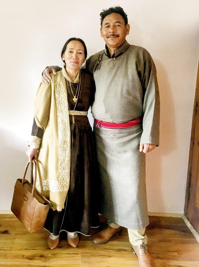 Goncha and chuba from Ladakh, Sikkim