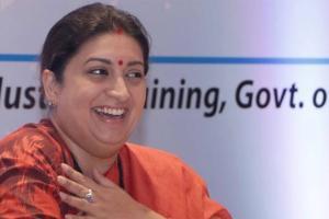 Smriti Irani gets a 'High five' from her children. Here's why