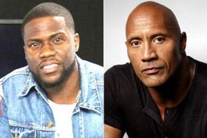 Dwayne Johnson returns from honeymoon early to support Kevin Hart