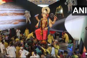Ganesh Chaturthi: Darshan of the Ganpati idol at Lalbaugcha Raja begins