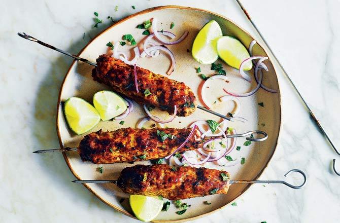 Lamb seekh kebab