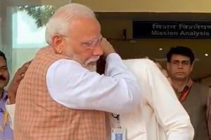 ISRO chief K Sivan breaks down, PM Narendra Modi hugs and consoles him