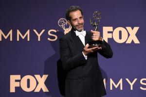 Tony Shalhoub takes an Emmy for 'The Marvelous Mrs. Maisel'