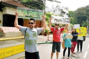 Now, Save Aarey protest reaches Amitabh Bachchan's residence