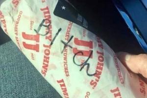 Man orders sandwich for wife; gets B***h written on it 