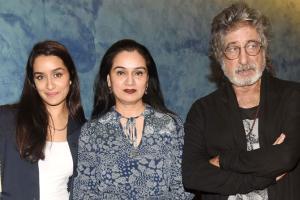 Padmini Kolhapure, Shakti Kapoor, Shahid Kapoor at Chhichhore screening