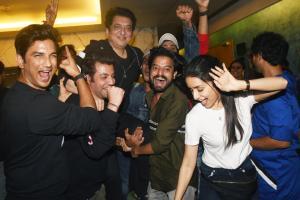 Sushant Singh, Rhea Chakraborty, Shraddha at Chhichhore screening