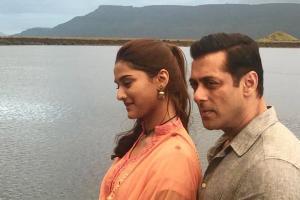 Salman Khan shares first look of Saiee Manjrekar from Dabangg 3 sets