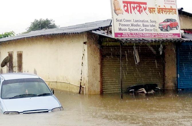 The flooding last week had left villagers stranded and helpless. File pic