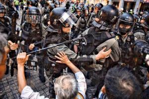 Hong Kong airport targeted after worst clashes in 3 months