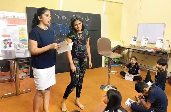 Children at the launch of the book