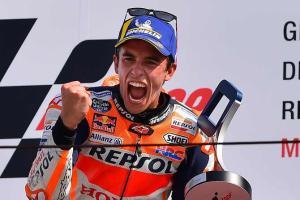 Marc Marquez wins San Marino Moto GP