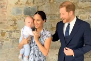 Prince Harry and Meghan Markle's son makes appearance on royal tour