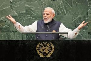Narendra Modi asks international community to stand against terrorism