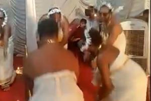 Viral video: Men dress up as women for Onam dance