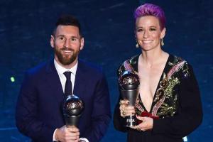 Lionel Messi, Megan Rapinoe win FIFA Player of the Year awards